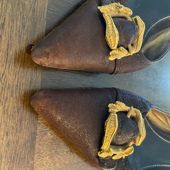 Brown Prada Kitten Heels - size 39 - Picture 3 of 8